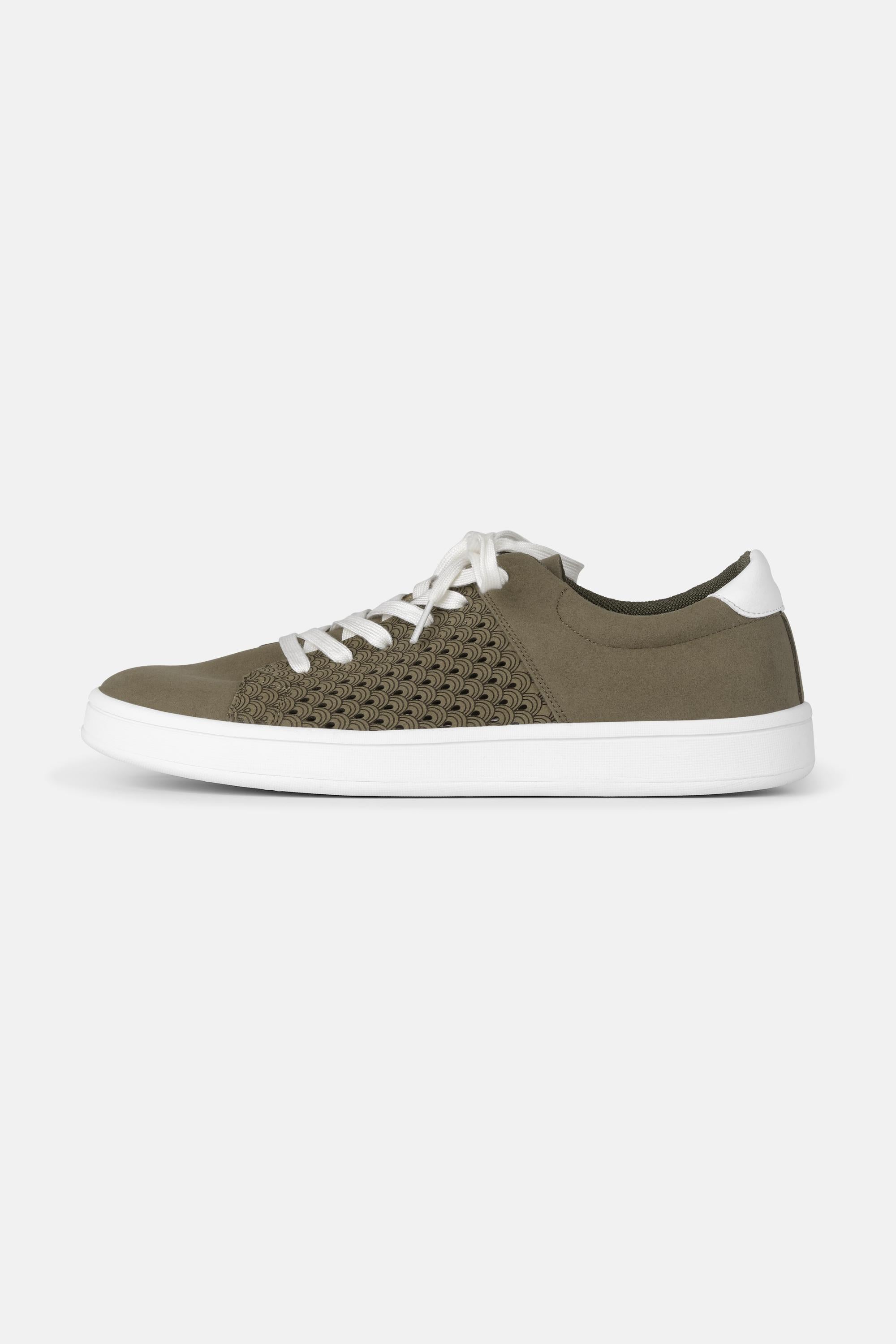 City Sneaker Herren - Deep Olive White